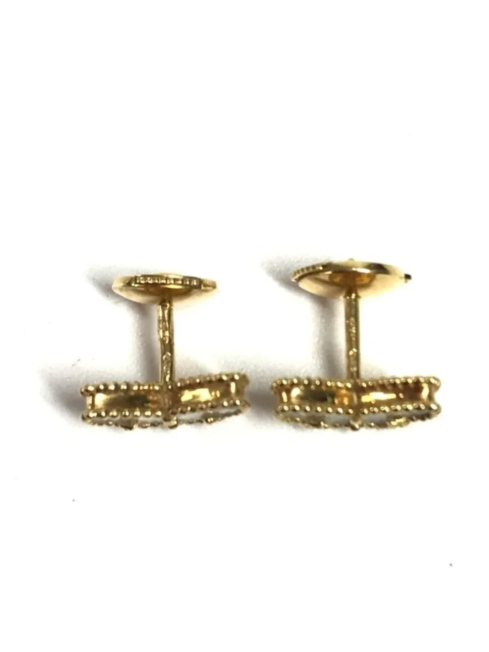 Van Cleef & Arpels Earrings Sweet Papillon Mother of Pearl Gold